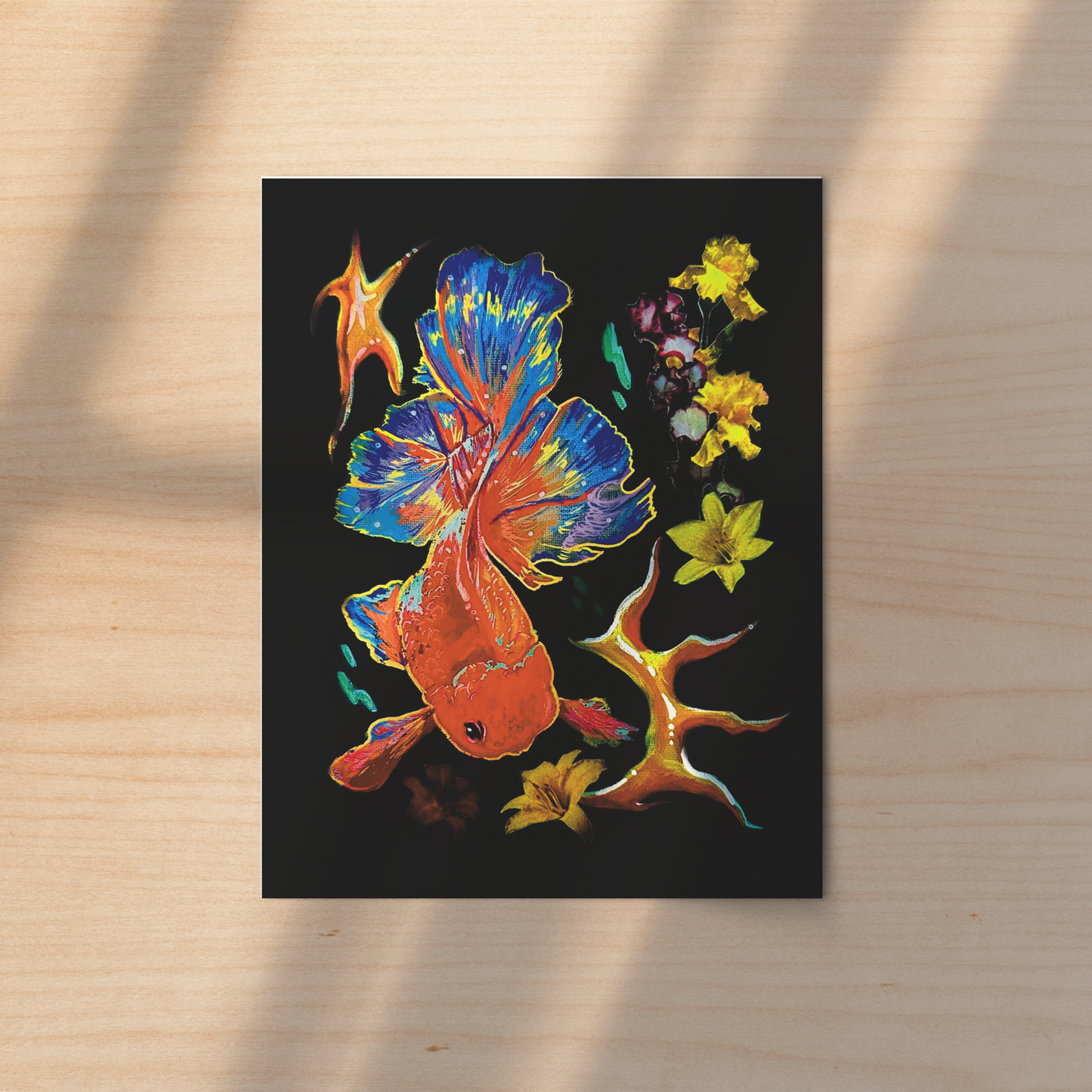 Abstract Fish Print