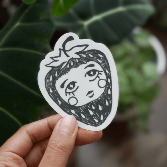 Strawberry Vinyl Sticker
