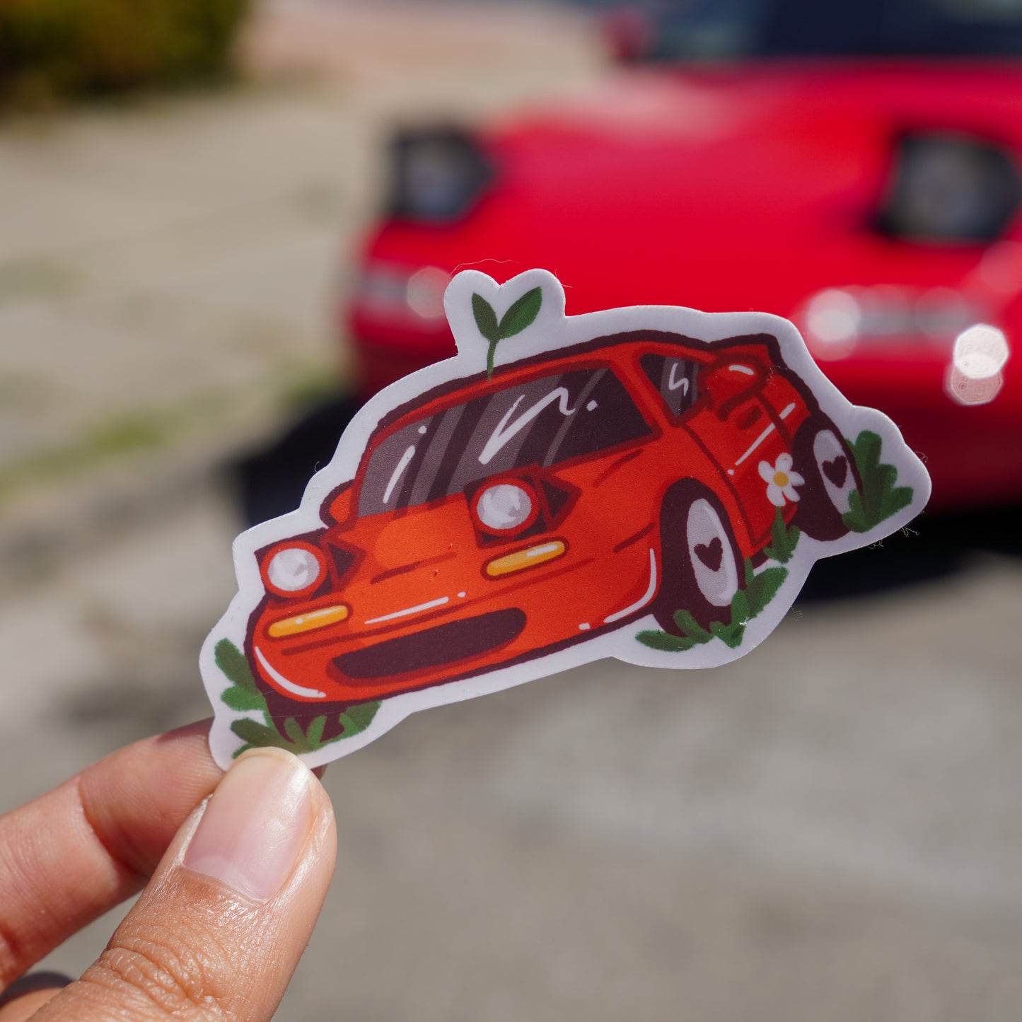 Grass Miata Vinyl Sticker