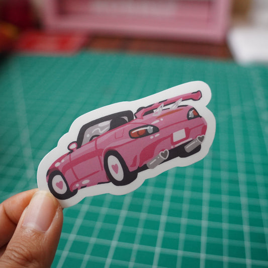 Pink S2K Vinyl Sticker