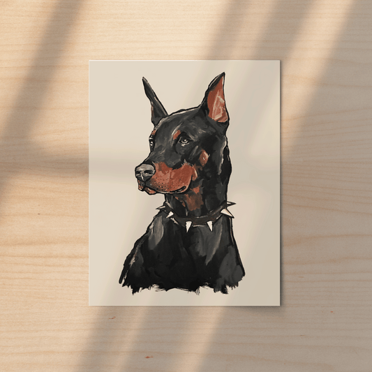 Doberman Print