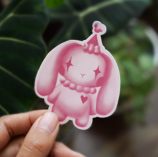 Bunny Vinyl Sticker