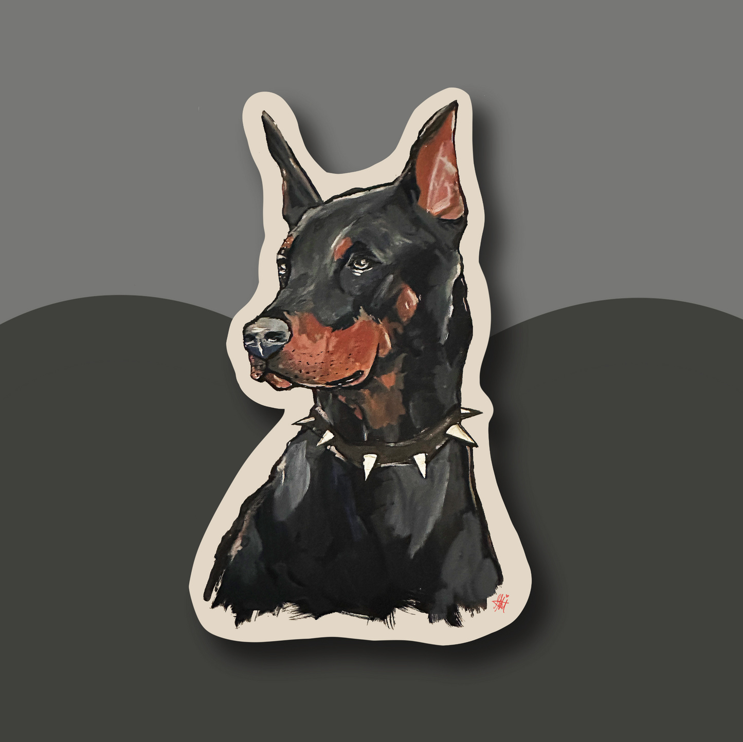 Doberman Sticker